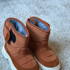 Kids Tan Winter Boots